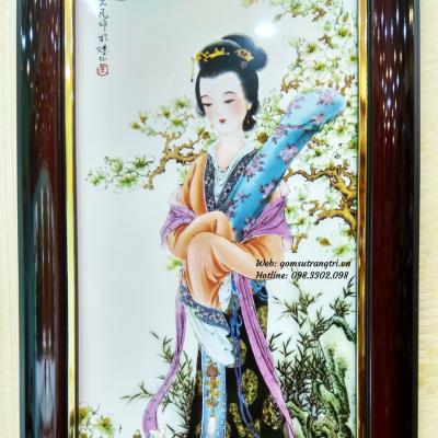 Bộ Tranh Sứ Cầm Kỳ Thi Họa